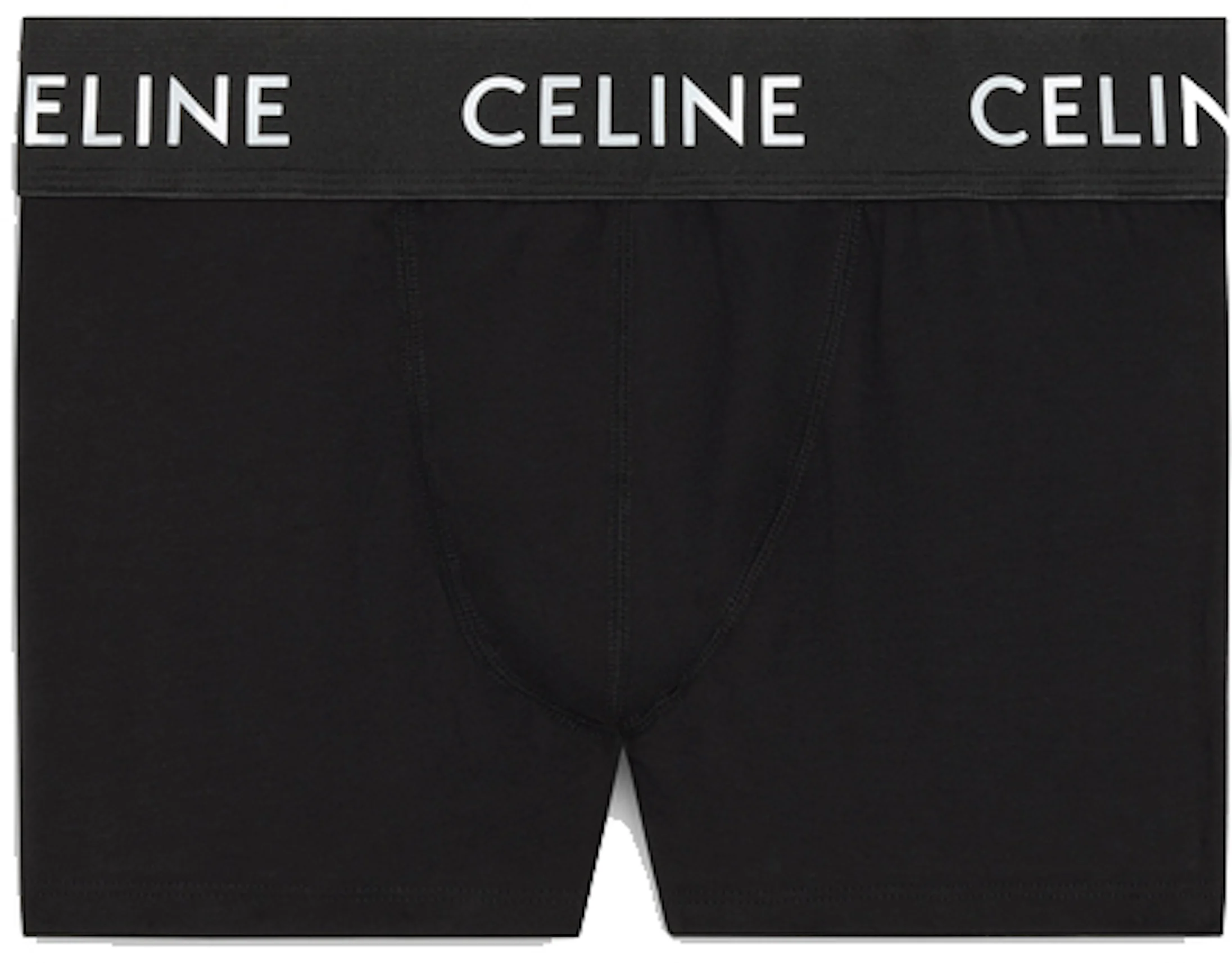 CELINE Plain Cotton Logo Boxer Briefs