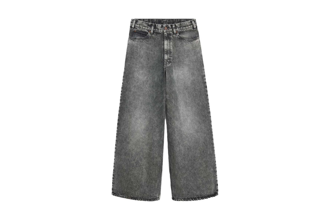 Pre-owned Celine Elephant Jeans Charcoal/salt And Pepepr Wash