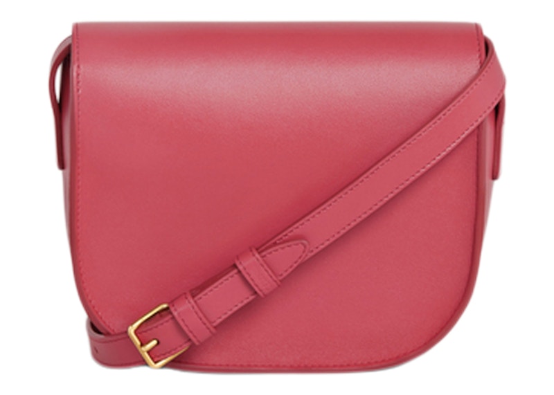 Celine Folco Bag Triomphe Embroidery Lipstick in Smooth Calfskin