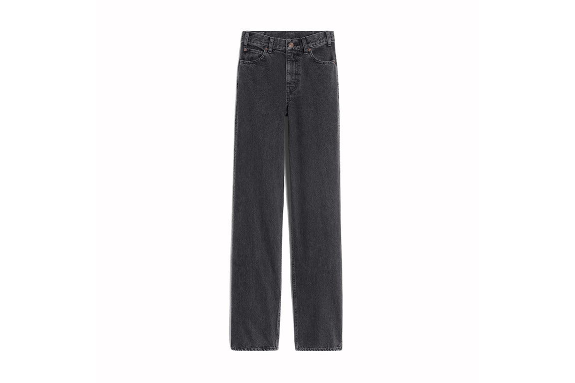 Pre-owned Celine Kitty Jeans Charcoal Wash