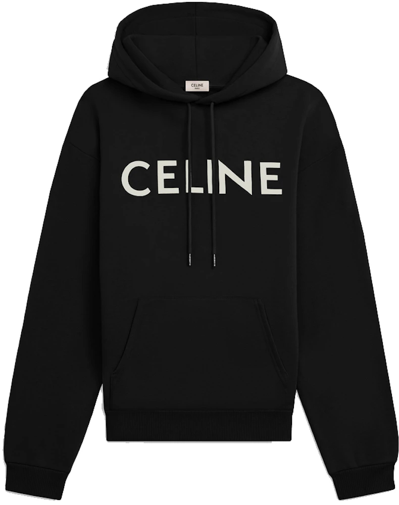 akse Har råd til Feasibility Celine Loose Cotton Sweatshirt Black/White Men's - US
