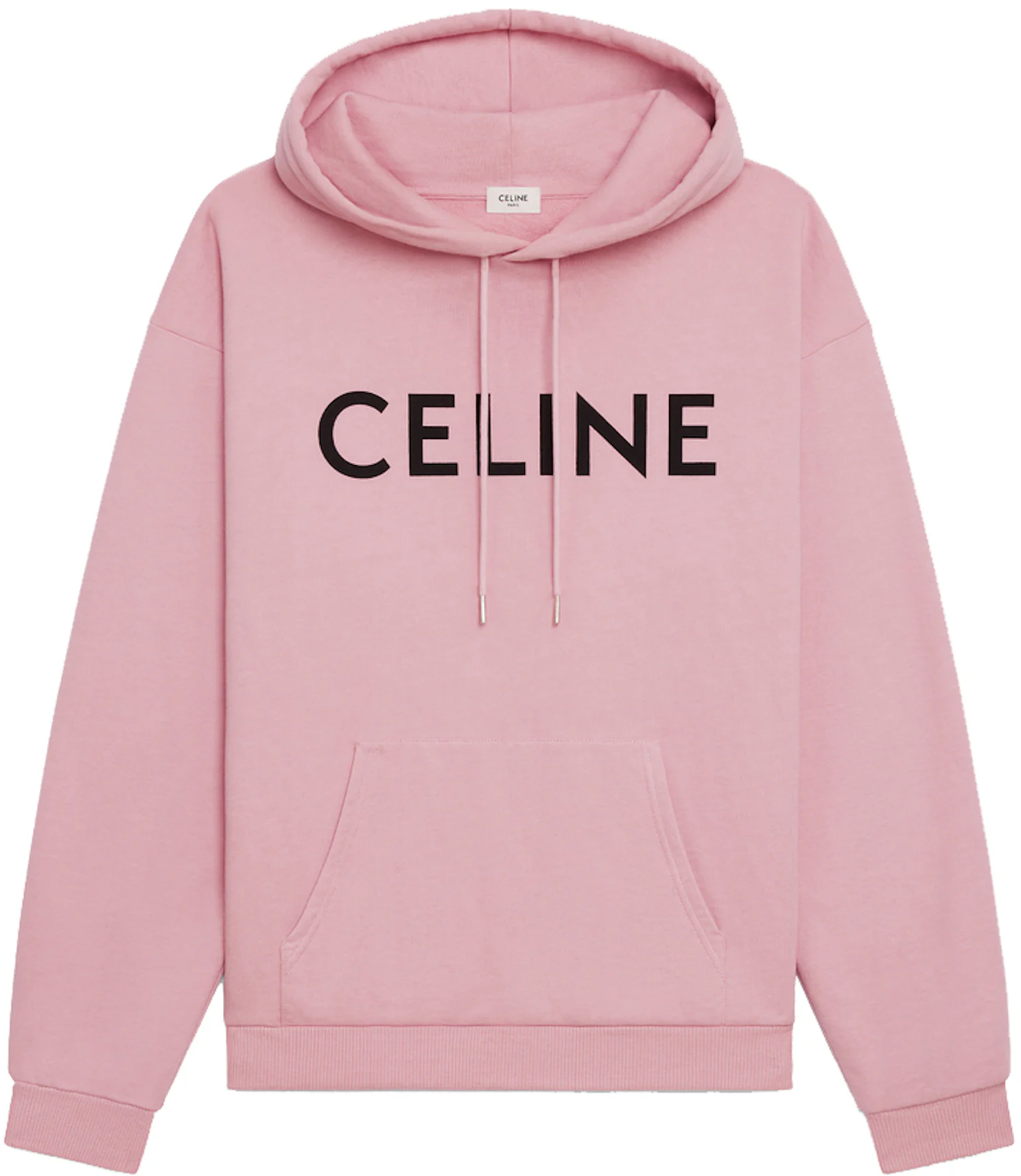 Celine Loose Cotton Sweatshirt with Studs Grey/Black