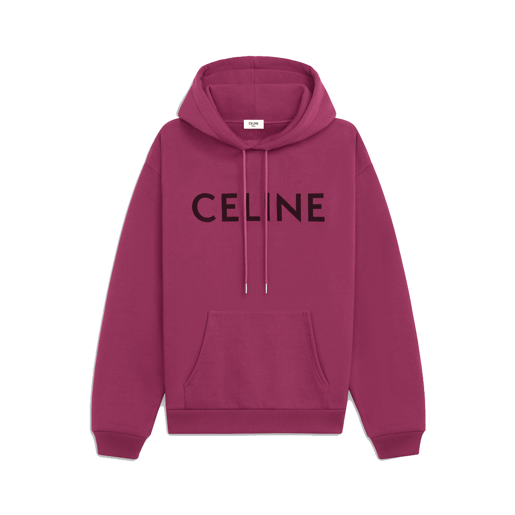 Celine Loose Cotton Sweatshirt Pink/Black -