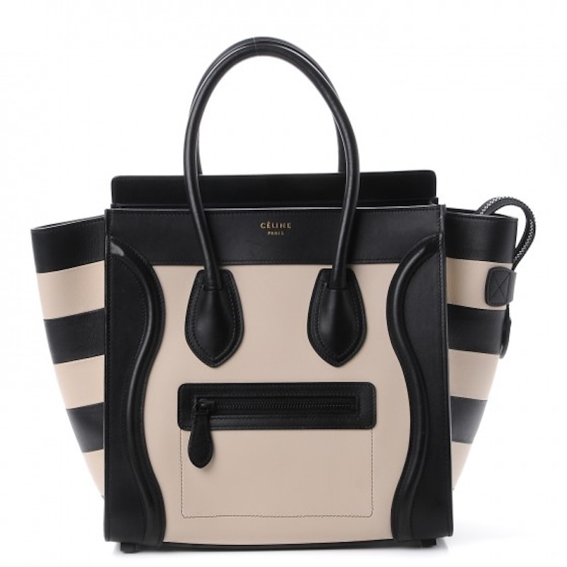 Celine micro luggage online black