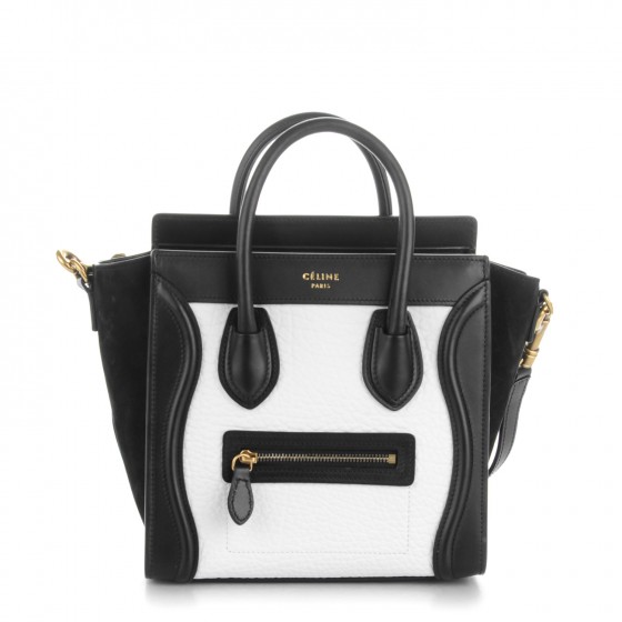 Black and white on sale celine bag price