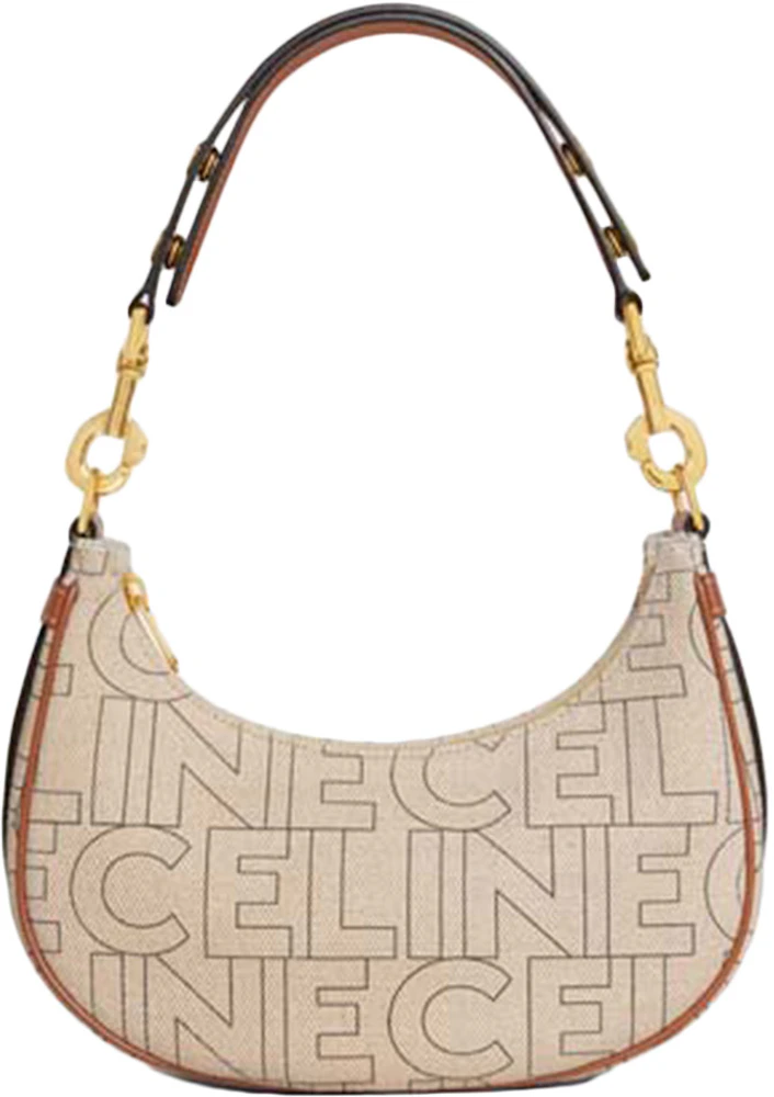 Celine Medium Ava Strap Bag In Textile With Celine All-Over Print ...
