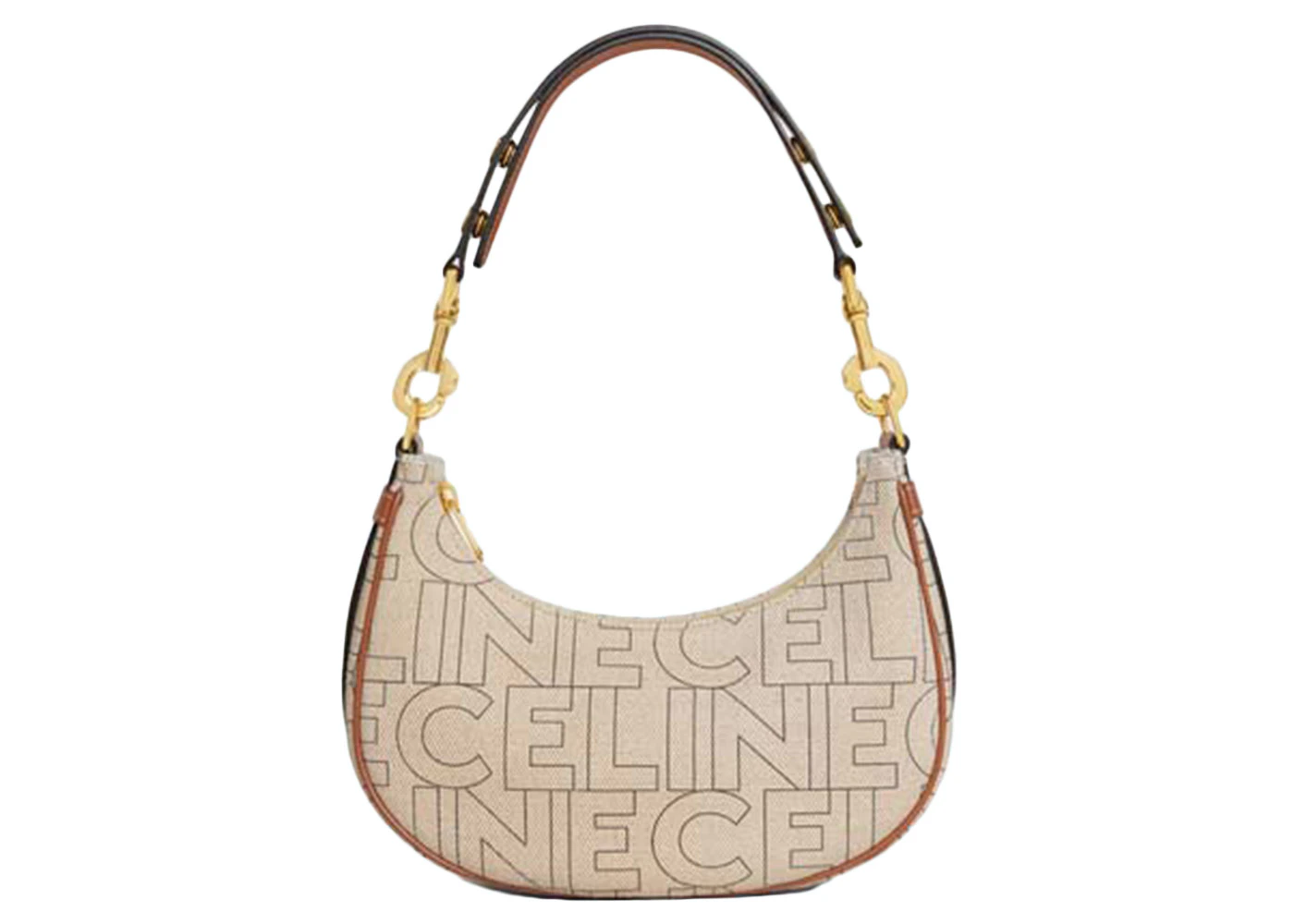 Celine Medium Ava Strap Bag In Textile With Celine All-Over Print ...