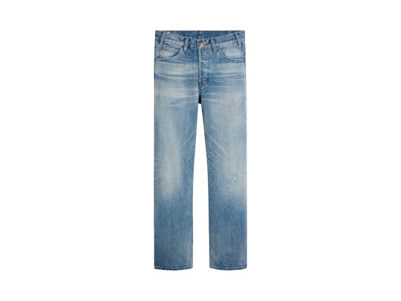 Celine Kurt Morning Light Wash Jeans in mittlerer Taille für Morning/Light Wash