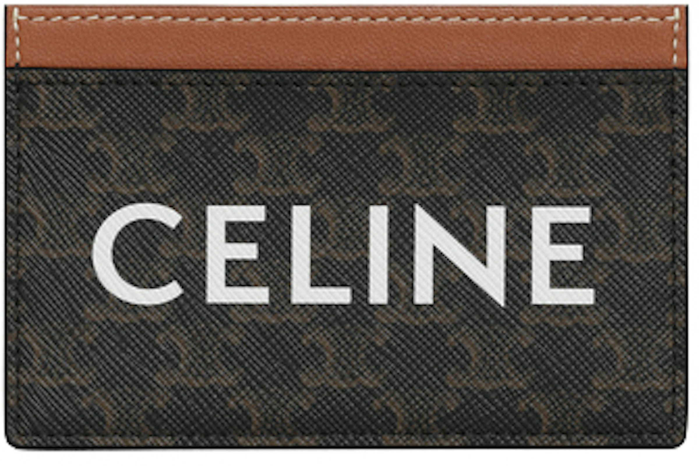 Women's Card Holder in Triomphe Canvas with Celine Print, CELINE