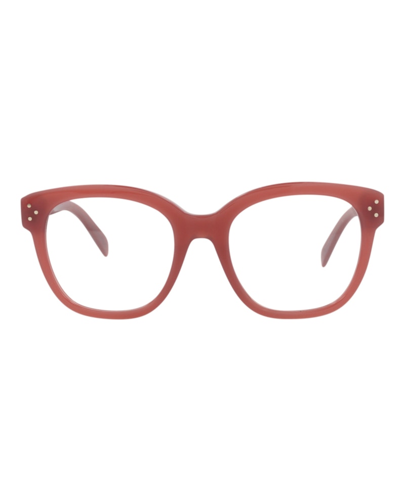 Pre-owned Celine Women's  Roundframe Metal Optical Frames In Havana Havana Transparent (cl50102u/51/053)