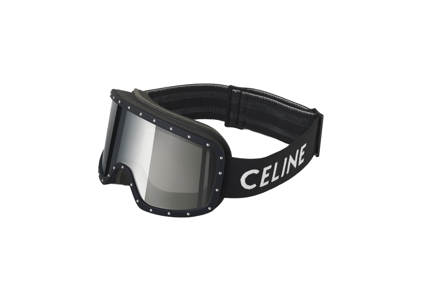 Celine Ski Mask Black (4S196CMBC.38BL) in Plastic/Metal with Silver-tone -  US