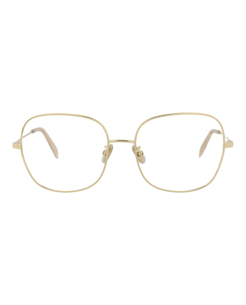 Celine Square-Frame Injection Optical Frames Gold Gold Transparent (CL50045U-57-032)