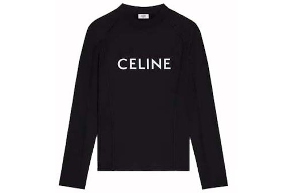 Camiseta Celine Surf T-Lycra Blanco/Negro