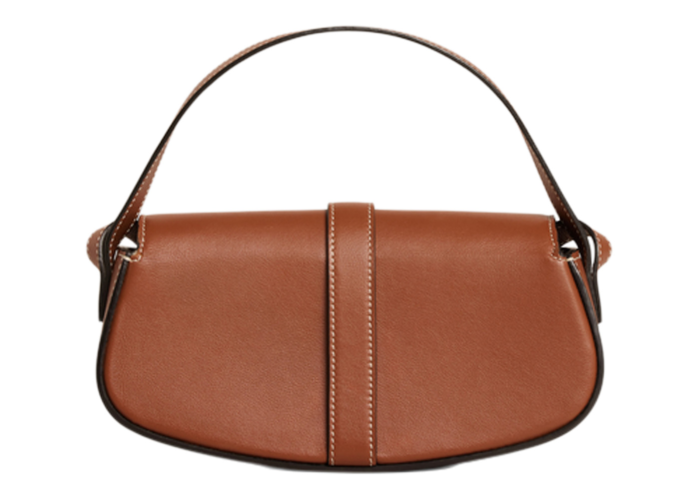 Celine Tabou Clutch On Strap Tan in Smooth Calfskin Leather with