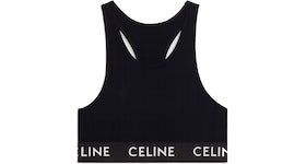 Celine Technical Jersey Bra Black