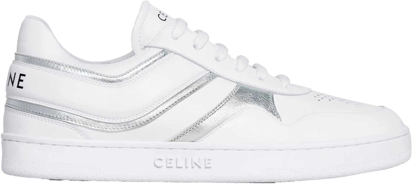 Celine Trainer Low Top White Leather (Women's) - 345813544C01SV - US