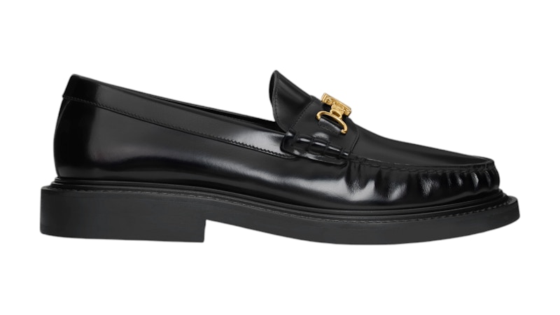 Celine Chunky Bull Penny Loafers Bottle Green Men's