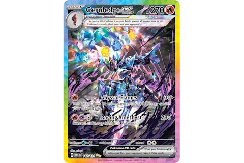 Ceruledge ex 2025 Pokmon Scarlet & Violet Prismatic Evolutions Special Illustration Rare 147/131 Ungraded - 2025 - US Ceruledge ex 2025 Pokmon Scarlet & Violet Prismatic Evolutions Special Illustration Rare 147/131 Ungraded - 2025 - US