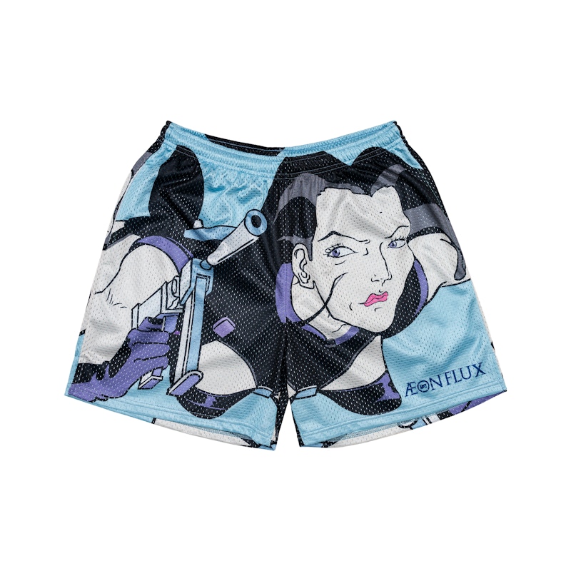 Chalk Line AEON Flux Retro Shorts Blue