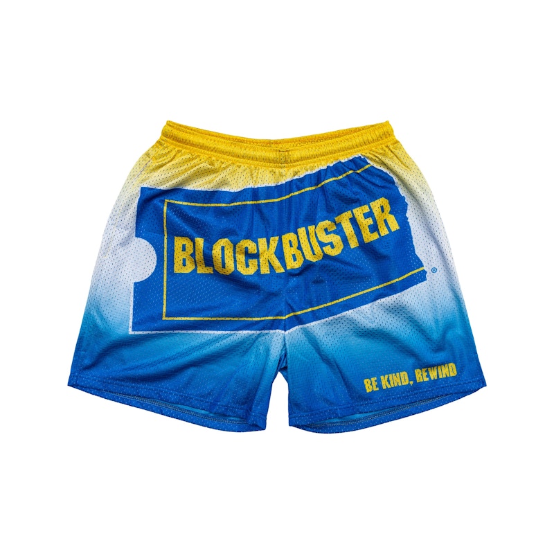 Chalk Line Blockbuster Retro Fanimation Shorts Blue