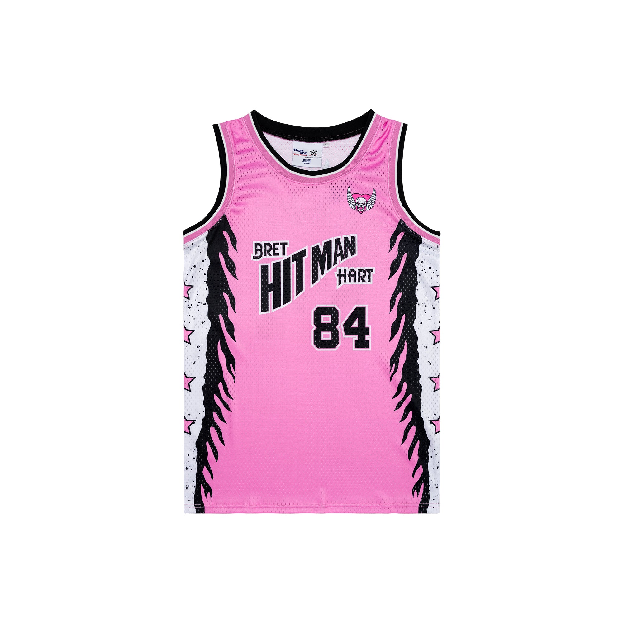 Chalk Line Bret Hart Retro Basketball Jersey Pink Men's - US