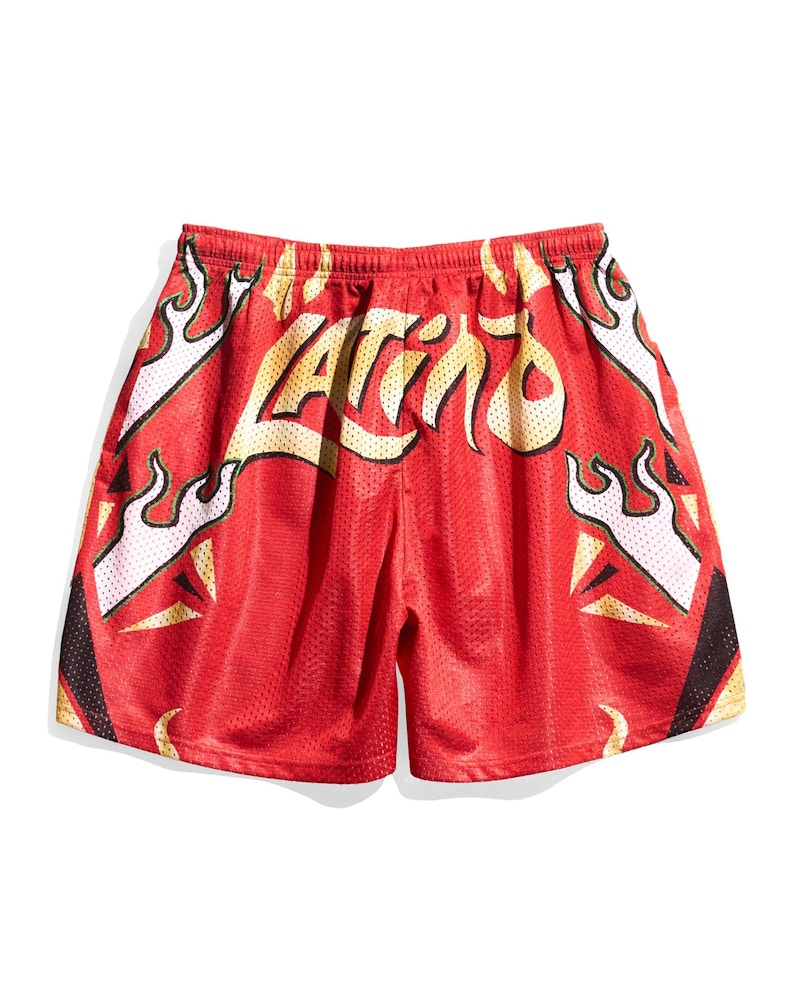 Chalk Line Eddie Guerrero SummerSlam 2002 Entrance Shorts Red/Multi Men