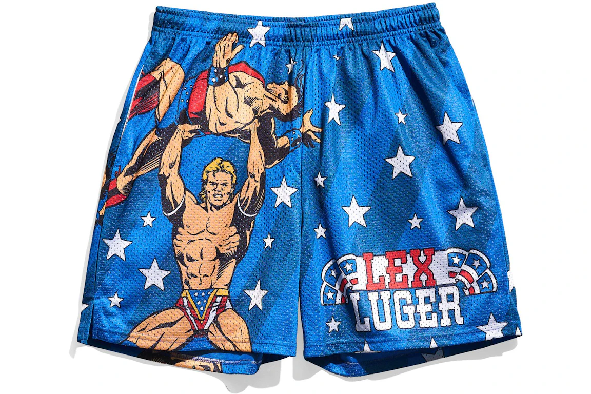 Chalk Line Lex Luger 4th of July Retro Shorts Blue/White/Red