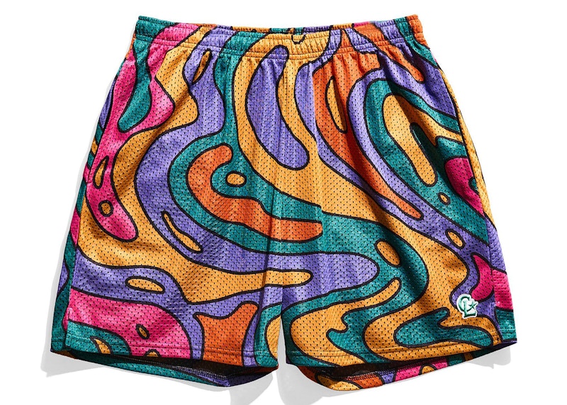 Chalk Line Psychedelic Retro Shorts Multi Men's - FW22 - US