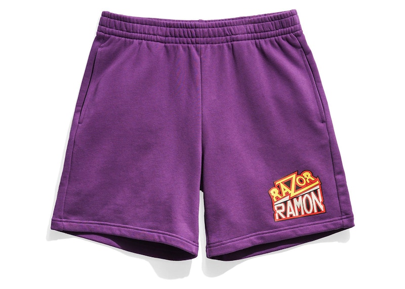 Chalk Line Razor Ramon Purple Fleece (7 inch inseam) Shorts Purple