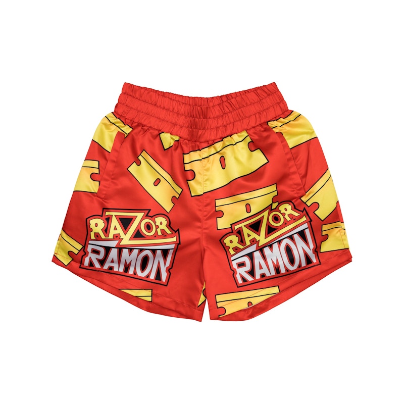 Chalk Line Razor Ramon Satin Arena Shorts Red Men's - US
