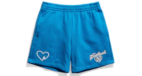Chalk Line Shawn Michaels HBK Blue Logo Fleece (7 inch inseam) Shorts Blue