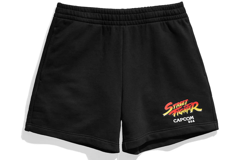 Chalk Line Street Fighter Black Fleece (5.5 inch inseam) Shorts Black