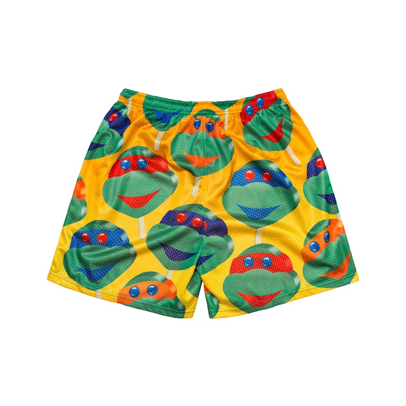 Chalk Line TMNT Retro Pop Shorts Yellow Men's SS22 US