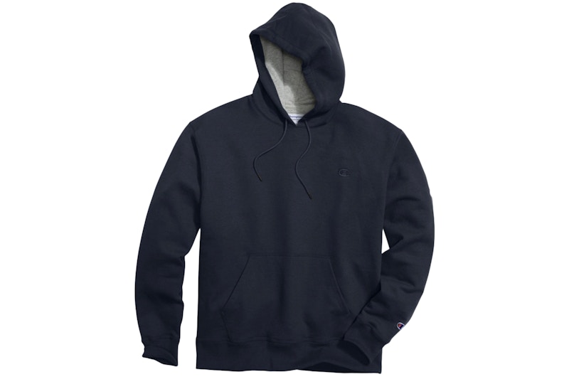 Champion Michigan Tackle Twill Powerblend Hoodie - Navy