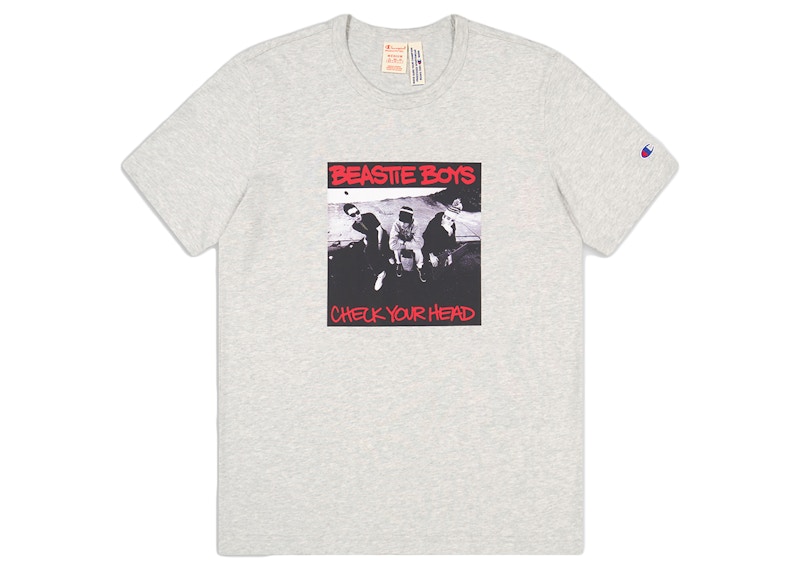 Champion x Beastie Boys x Eric Haze Check Your Head T-Shirt Oxford Grey メンズ  - FW22 - JP