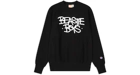 Champion x Beastie Boys x Eric Haze Reverse Weave Crewneck Sweatshirt Black