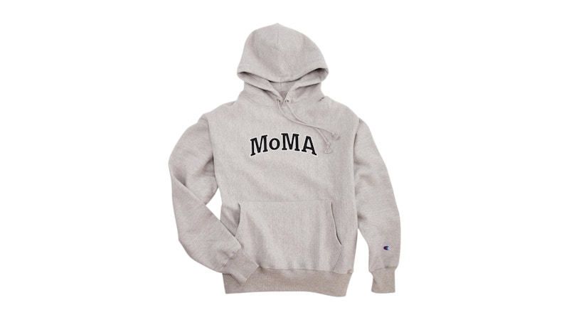 champion MOMAフーディー Champion x MoMA Edition Hoodie Oxford Gray - US