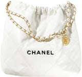 CHANEL 22 Medium Calfskin Handbag GHW - Madame N Luxury