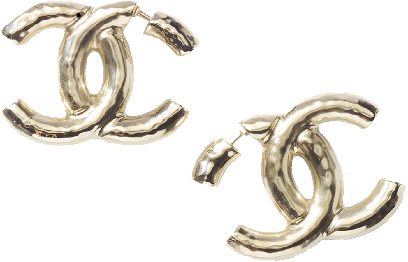 Camélia earrings Chanel Gold in Metal - 34743145