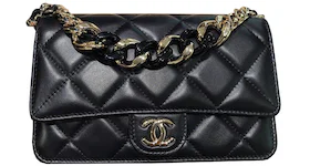Chanel 22C Wallet On Chain Black