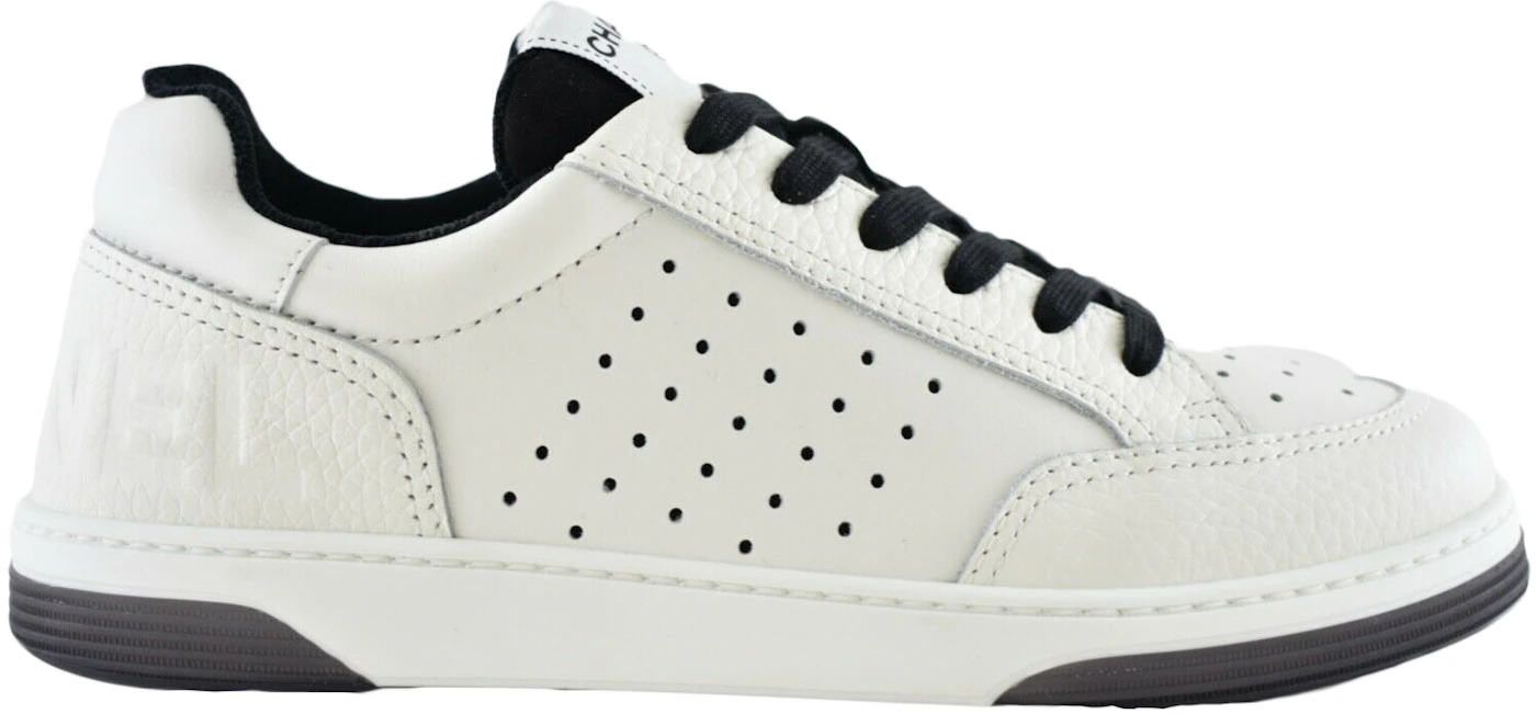 CHANEL Black Leather Athletic Shoes for Women