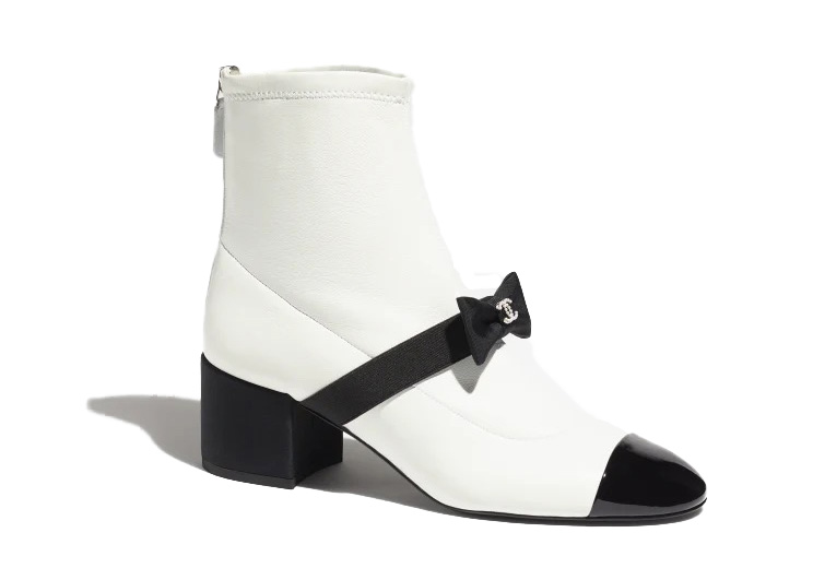 Chanel 22S G39620 Black White CC Logo High Rubber Rain Boots 4142 EUR  sizes  eBay