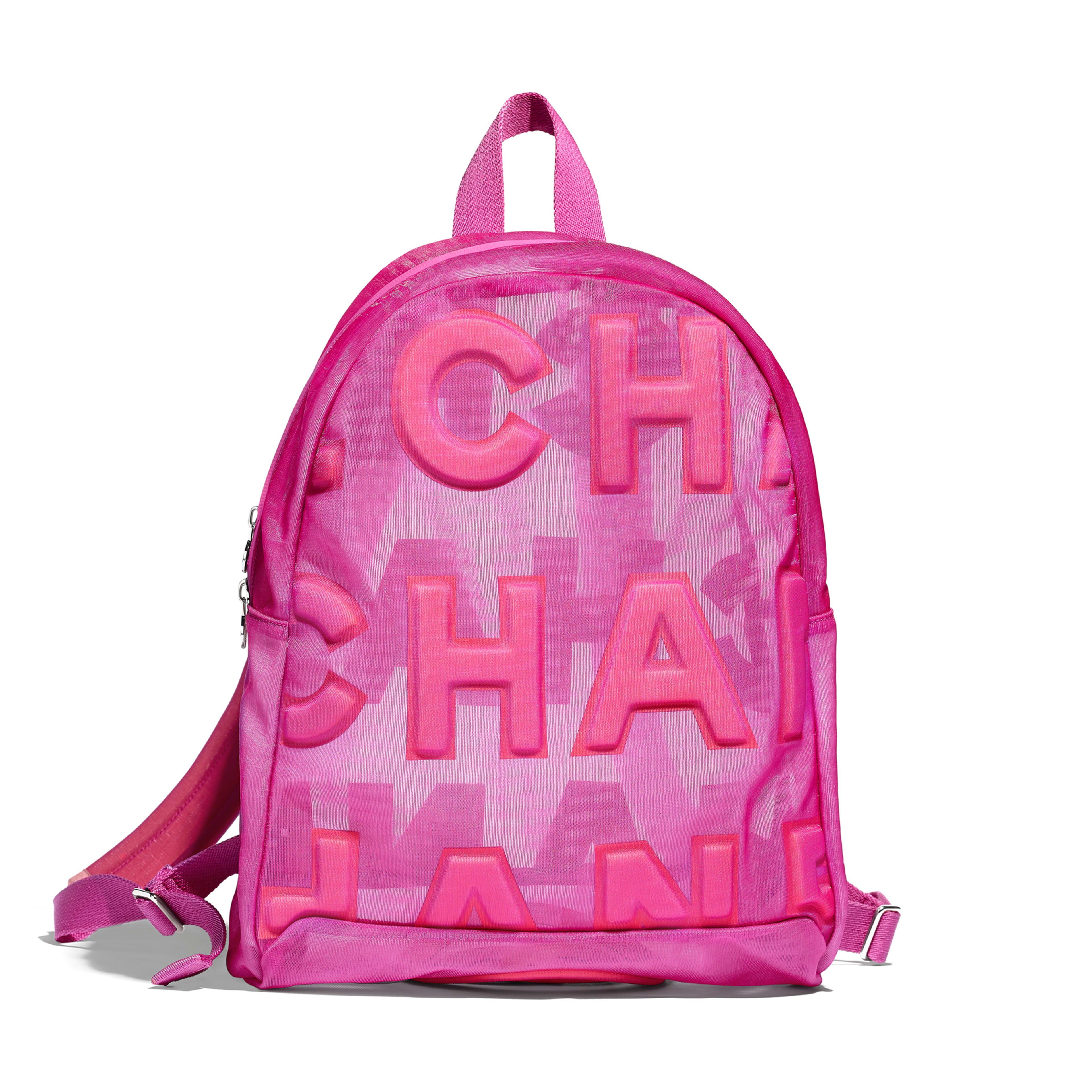 pink chanel backpack