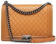 Chanel Cuba Rainbow Flap Boy Quilted Diamond Small Pink/Yellow/Blue/Green  in Caviar with Silver-tone - US