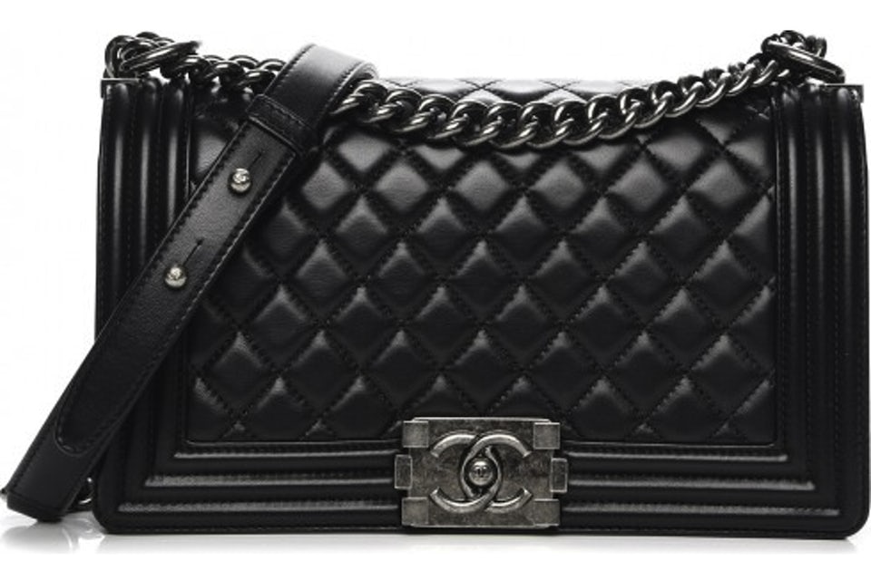 chanel small tote bag leather