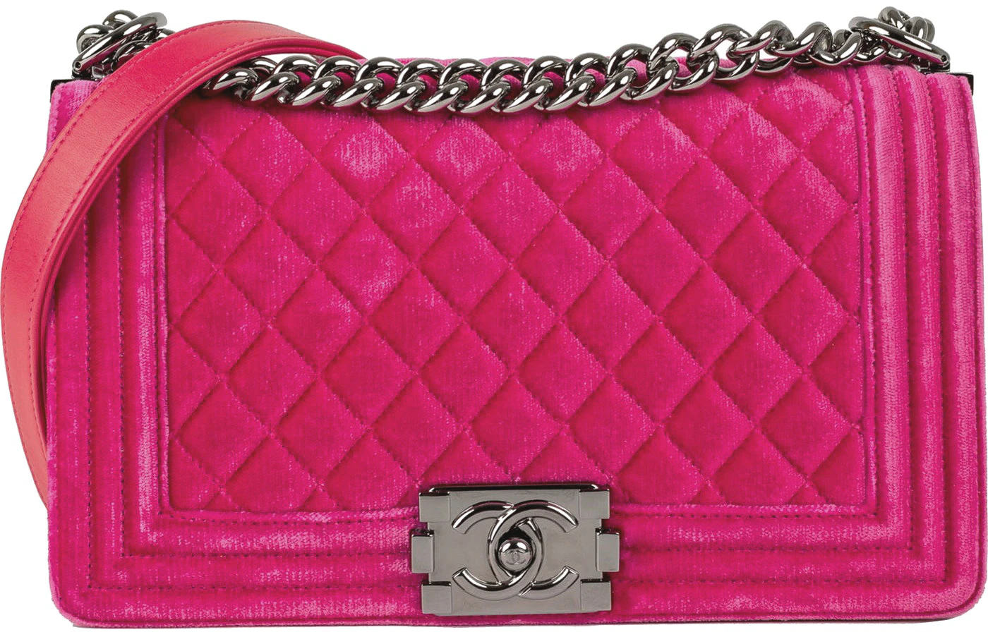 Chanel Pink Leboy Bag Medium