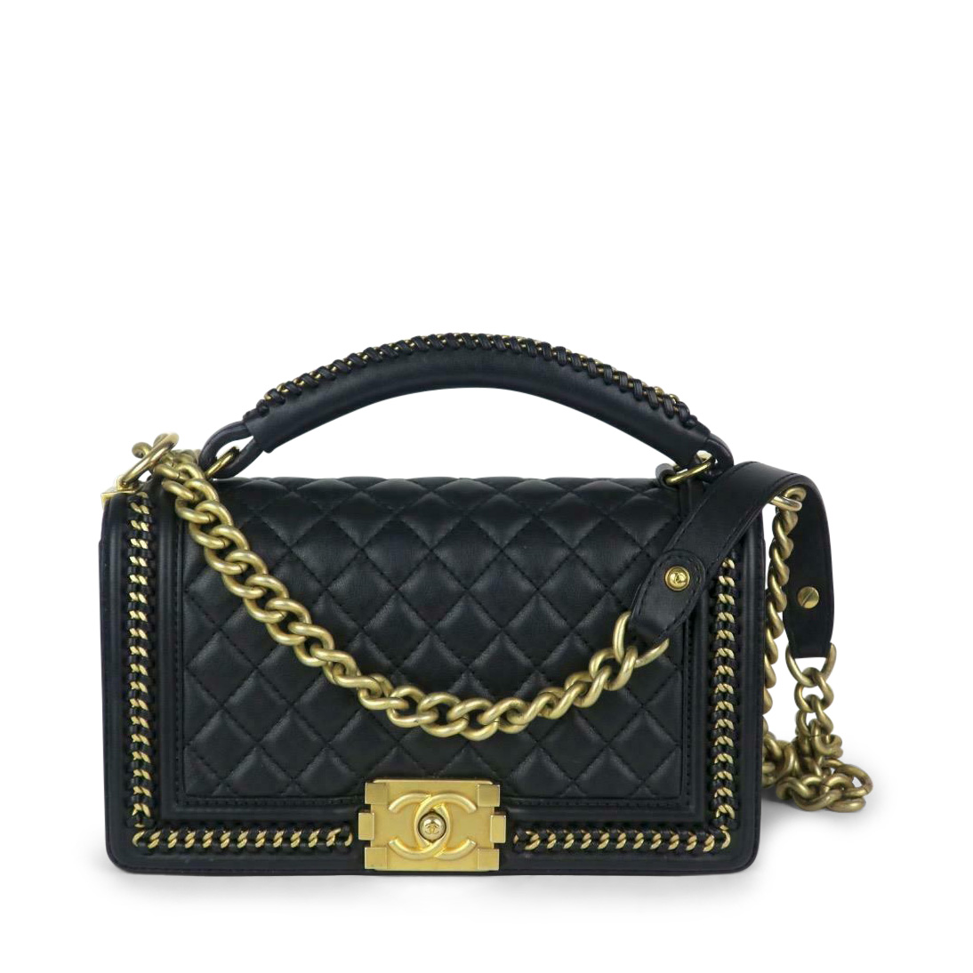 Chanel  Boy Wallet On Chain Handbag  All The Dresses