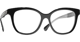 Chanel Butterfly Eyeglasses 51mm Black/Gold (3442 C622)