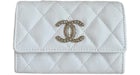 Tarjetero Chanel CC Blanco (AP3187)