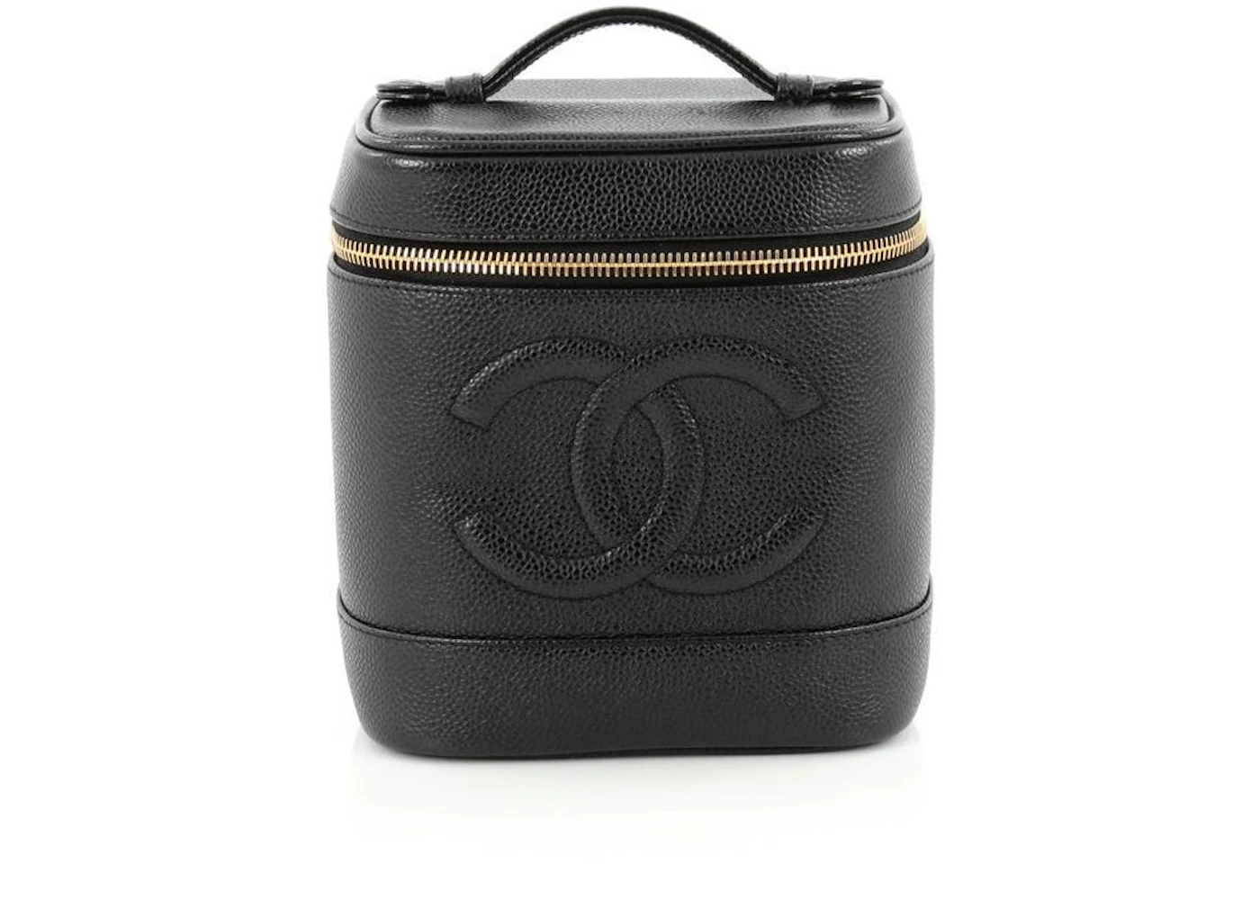 Bag - Skin - Bag - A01998 – dct - ep_vintage luxury Store - Caviar - Pouch  - Cosmetic - Vanity - Твидовый жакет пиджак куртка косуха в стиле chanel -  Black - CHANEL - Hand